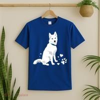 Funny Cute White Siberian Husky Gift Sweet White Snow Dog Gift T-Shirt thumb 2