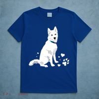 Funny Cute White Siberian Husky Gift Sweet White Snow Dog Gift T-Shirt thumb 5