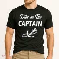 Funny Captain Wife Dibs On The Captain Cooling Performance Crew T-Shirt thumb 2