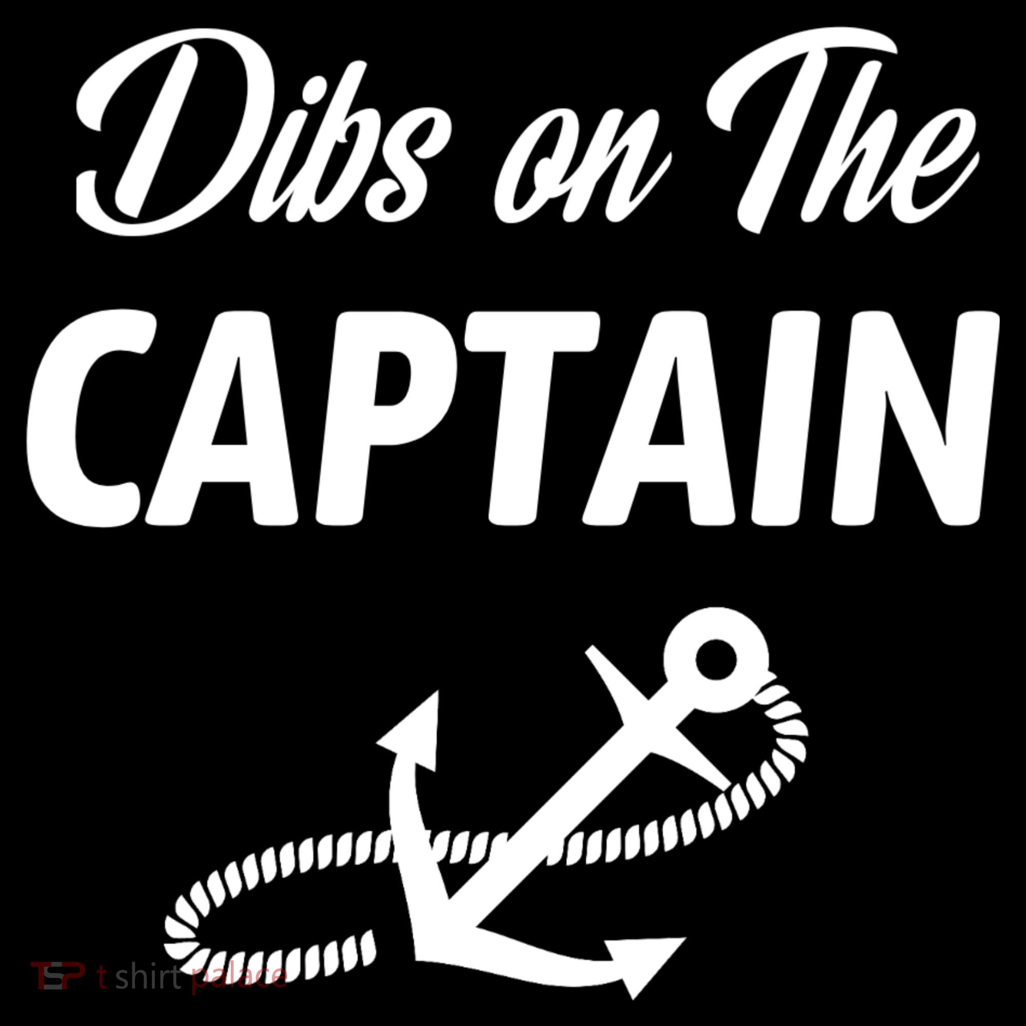 Funny Captain Wife Dibs On The Captain Women's Hoodie