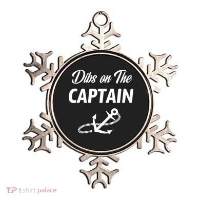 Funny Captain Wife Dibs On The Captain Ornament