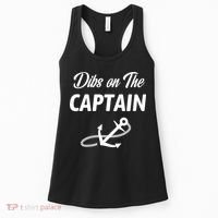 Funny Captain Wife Dibs On The Captain Women's Tank Top thumb 0