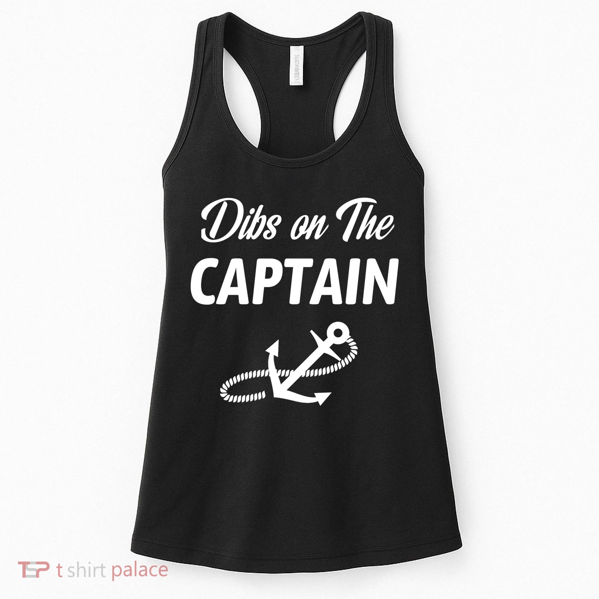 Funny Captain Wife Dibs On The Captain Women's Tank Top