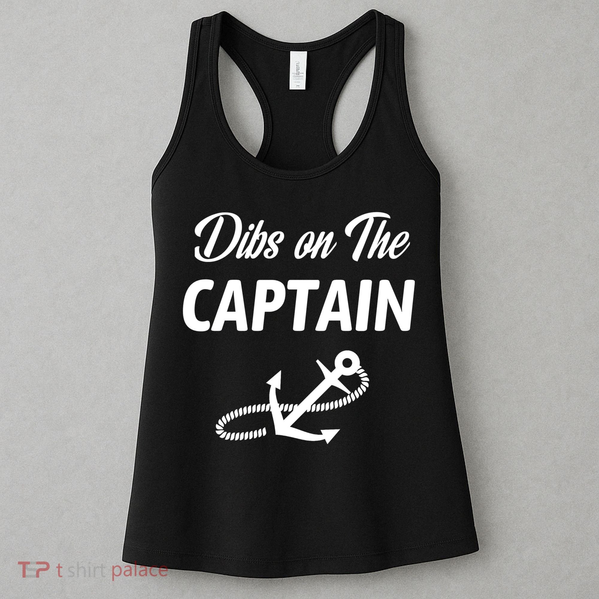 Funny Captain Wife Dibs On The Captain Women's Tank Top