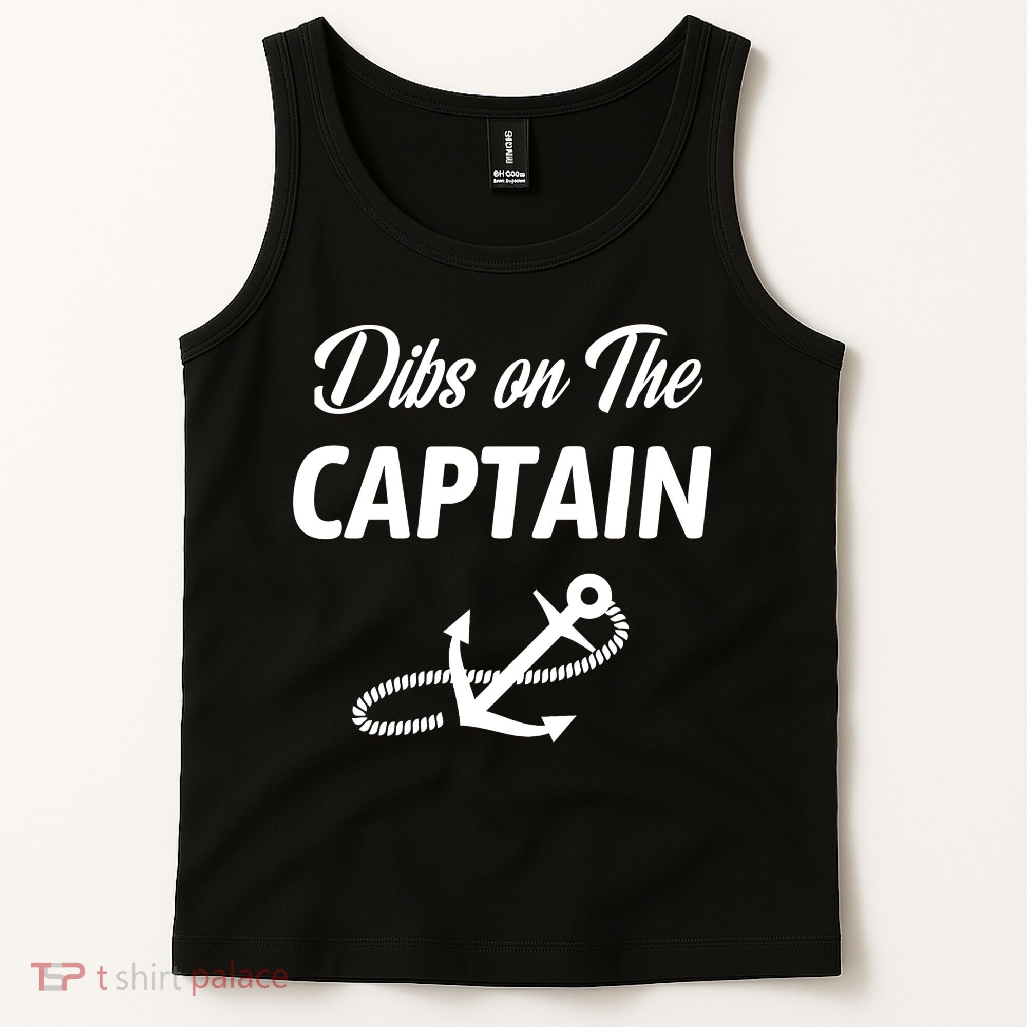 Funny Captain Wife Dibs On The Captain Tank Top