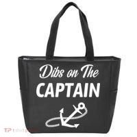 Funny Captain Wife Dibs On The Captain Tote Bag thumb 0