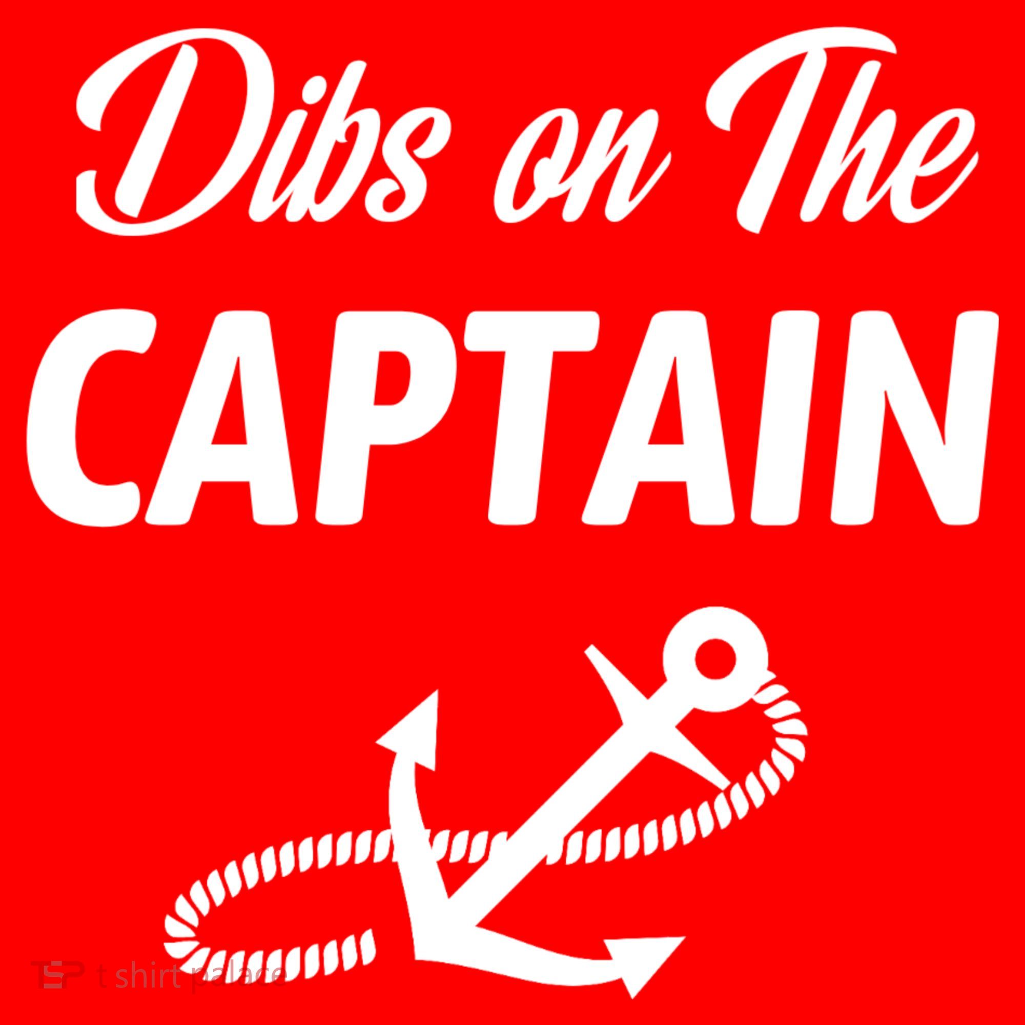 Funny Captain Wife Dibs On The Captain Santa Hat