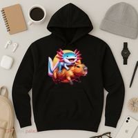 Funny Capybara Women Axolotl Lover Hoodie thumb 3