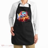 Funny Capybara Women Axolotl Lover Apron thumb 2