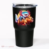 Funny Capybara Women Axolotl Lover Tumbler thumb 0