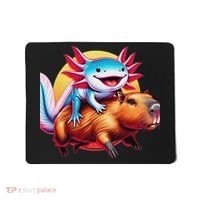 Funny Capybara Women Axolotl Lover Mousepad thumb 0
