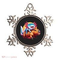 Funny Capybara Women Axolotl Lover Ornament thumb 0