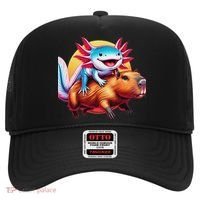 Funny Capybara Women Axolotl Lover Hat thumb 0
