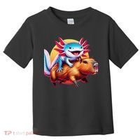 Funny Capybara Women Axolotl Lover Toddler T-Shirt thumb 0