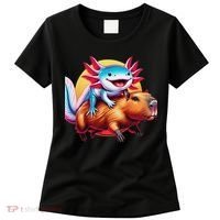 Funny Capybara Women Axolotl Lover Women's T-Shirt thumb 0