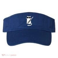 Funny Cat Wearing Sunglasses Playing Flute Great Gift Visor thumb 0