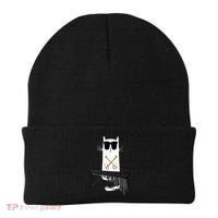 Funny Cat Wearing Sunglasses Playing Marimba Beanie thumb 0