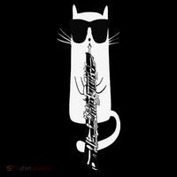 Funny Cat Wearing Sunglasses Playing Oboe Coffee Mug thumb 5