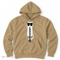 Funny Cat Wearing Sunglasses Playing Oboe Hoodie thumb 0