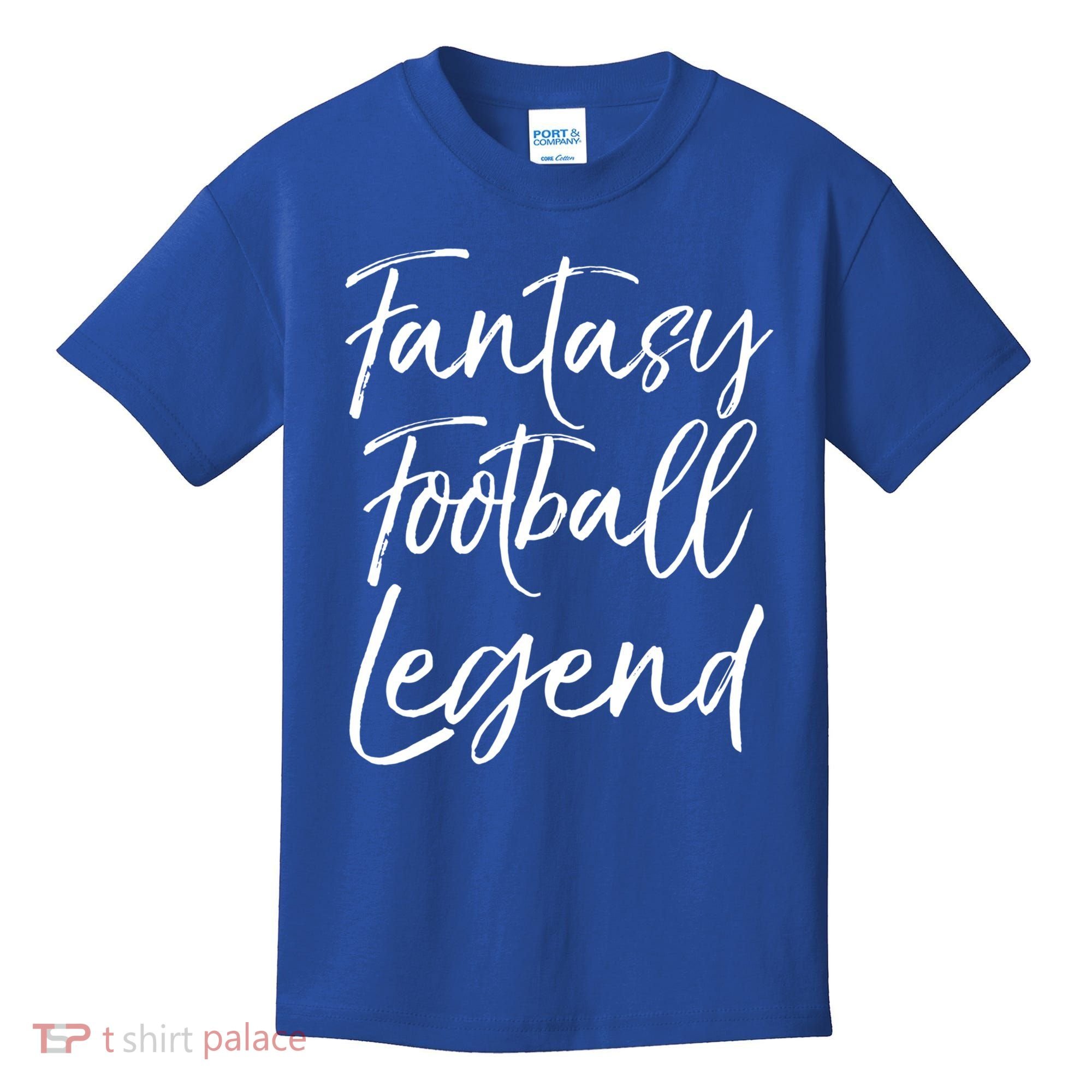 Fantasy Championship Winner Trophy Fantasy Football Legend Gift Kids T-Shirt