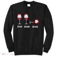 Funny Christmas Wine Grammar Verb Conjugation Party Sweatshirt thumb 0