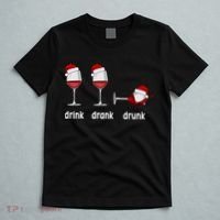 Funny Christmas Wine Grammar Verb Conjugation Party T-Shirt thumb 5