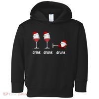 Funny Christmas Wine Grammar Verb Conjugation Party Toddler Hoodie thumb 0