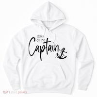 Funny Captain Wife Dibs On The Captain Hoodie thumb 0