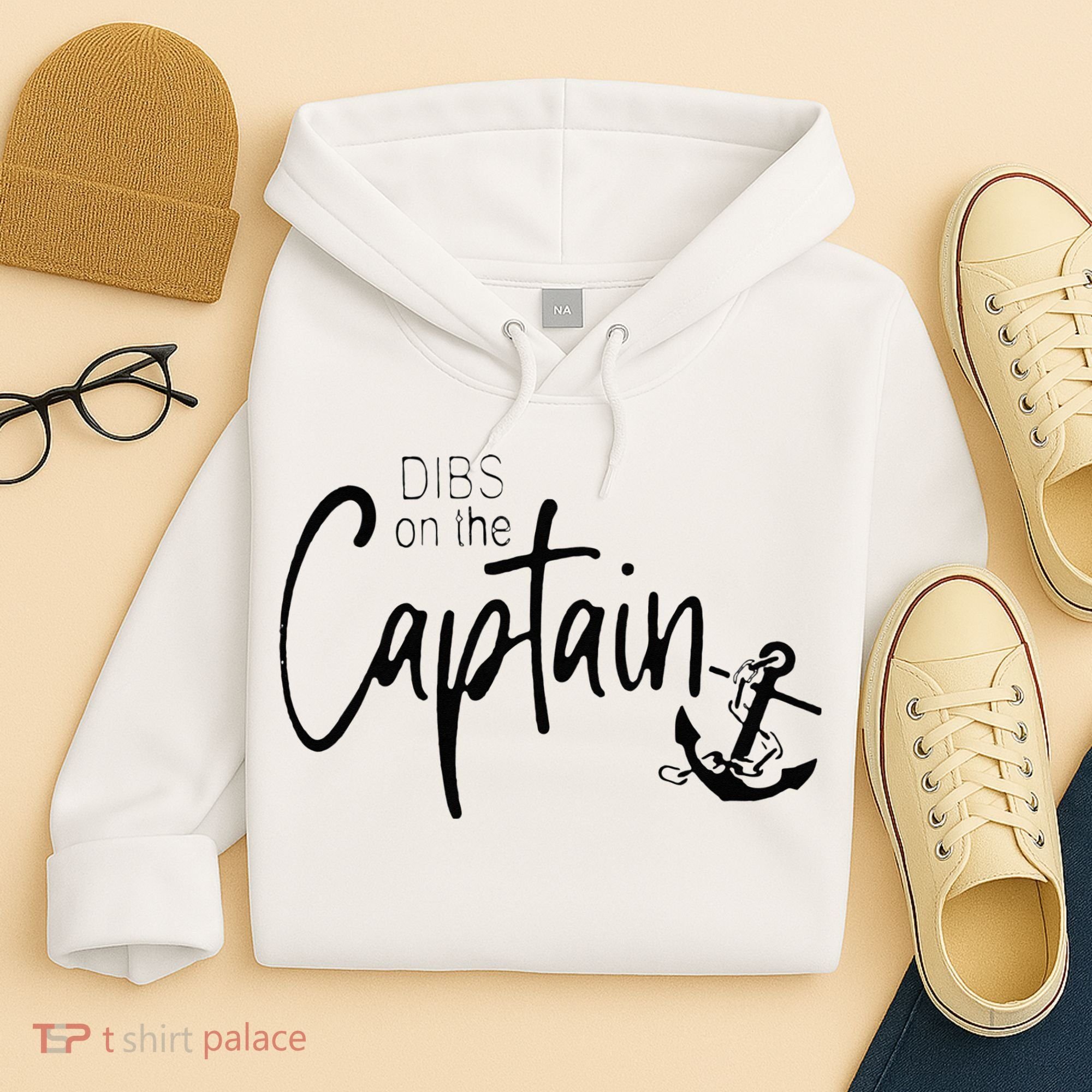 Funny Captain Wife Dibs On The Captain Hoodie
