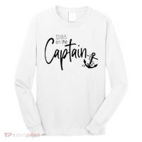 Funny Captain Wife Dibs On The Captain Long Sleeve Shirt thumb 0