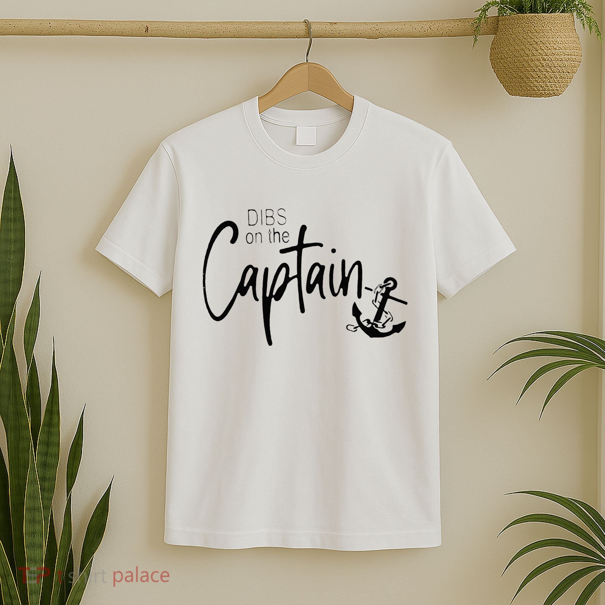 Funny Captain Wife Dibs On The Captain T-Shirt