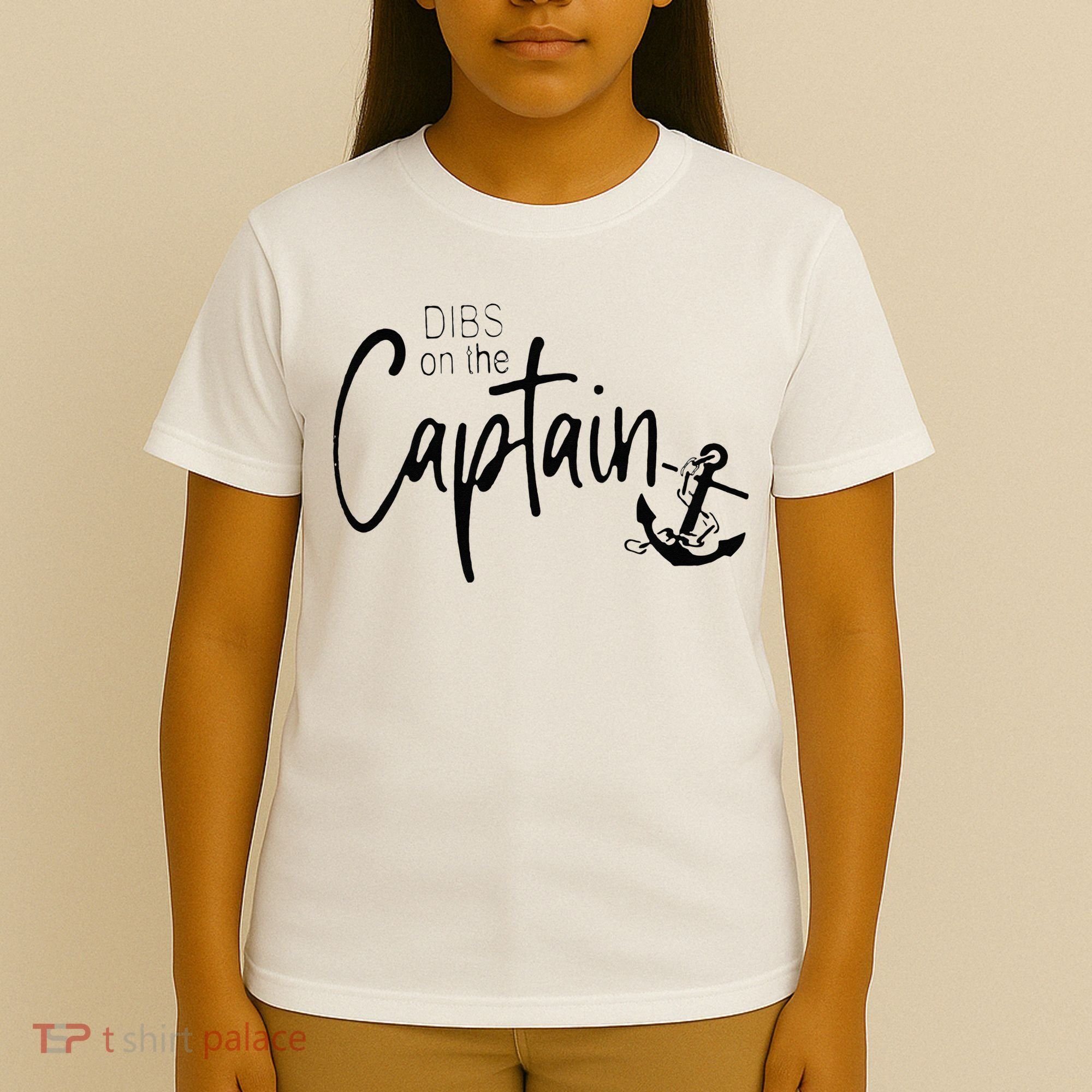 Funny Captain Wife Dibs On The Captain T-Shirt