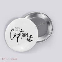 Funny Captain Wife Dibs On The Captain Button thumb 0
