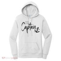 Funny Captain Wife Dibs On The Captain Women's Hoodie thumb 0