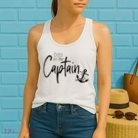 Funny Captain Wife Dibs On The Captain Women's Tank Top thumb 2
