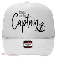 Funny Captain Wife Dibs On The Captain Hat thumb 0