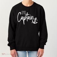 Funny Captain Wife Dibs On The Captain Women's Sweatshirt thumb 0
