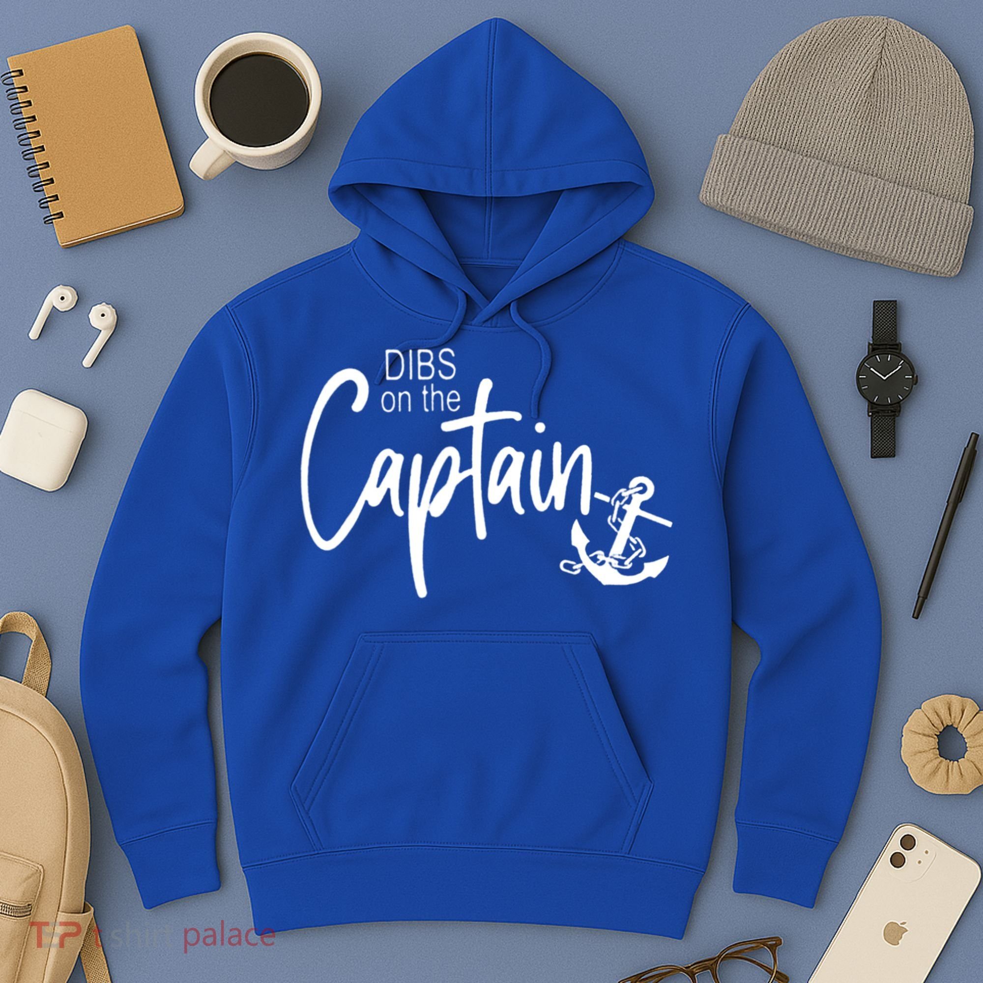 Funny Captain Wife Dibs On The Captain Hoodie