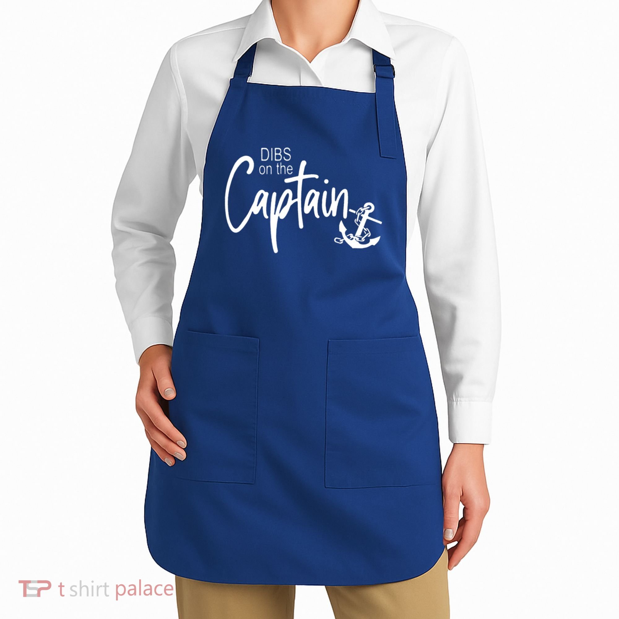 Funny Captain Wife Dibs On The Captain Apron