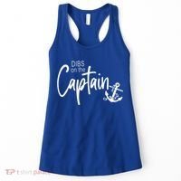 Funny Captain Wife Dibs On The Captain Women's Tank Top thumb 0