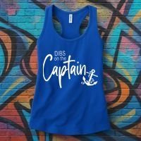 Funny Captain Wife Dibs On The Captain Women's Tank Top thumb 3