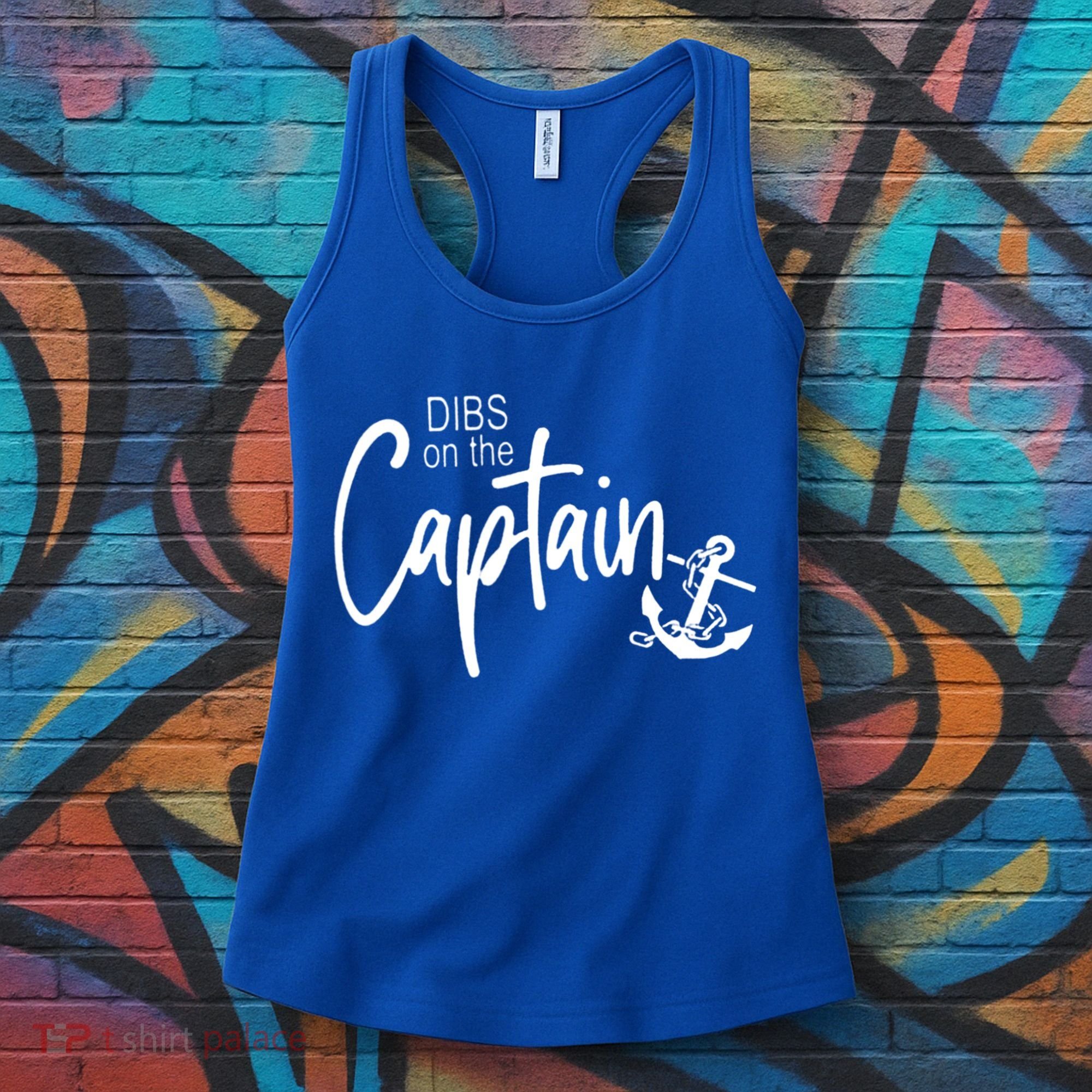 Funny Captain Wife Dibs On The Captain Women's Tank Top