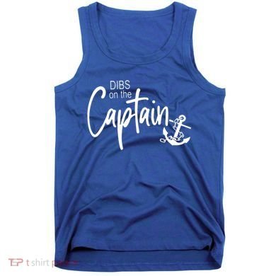 Funny Captain Wife Dibs On The Captain Tank Top