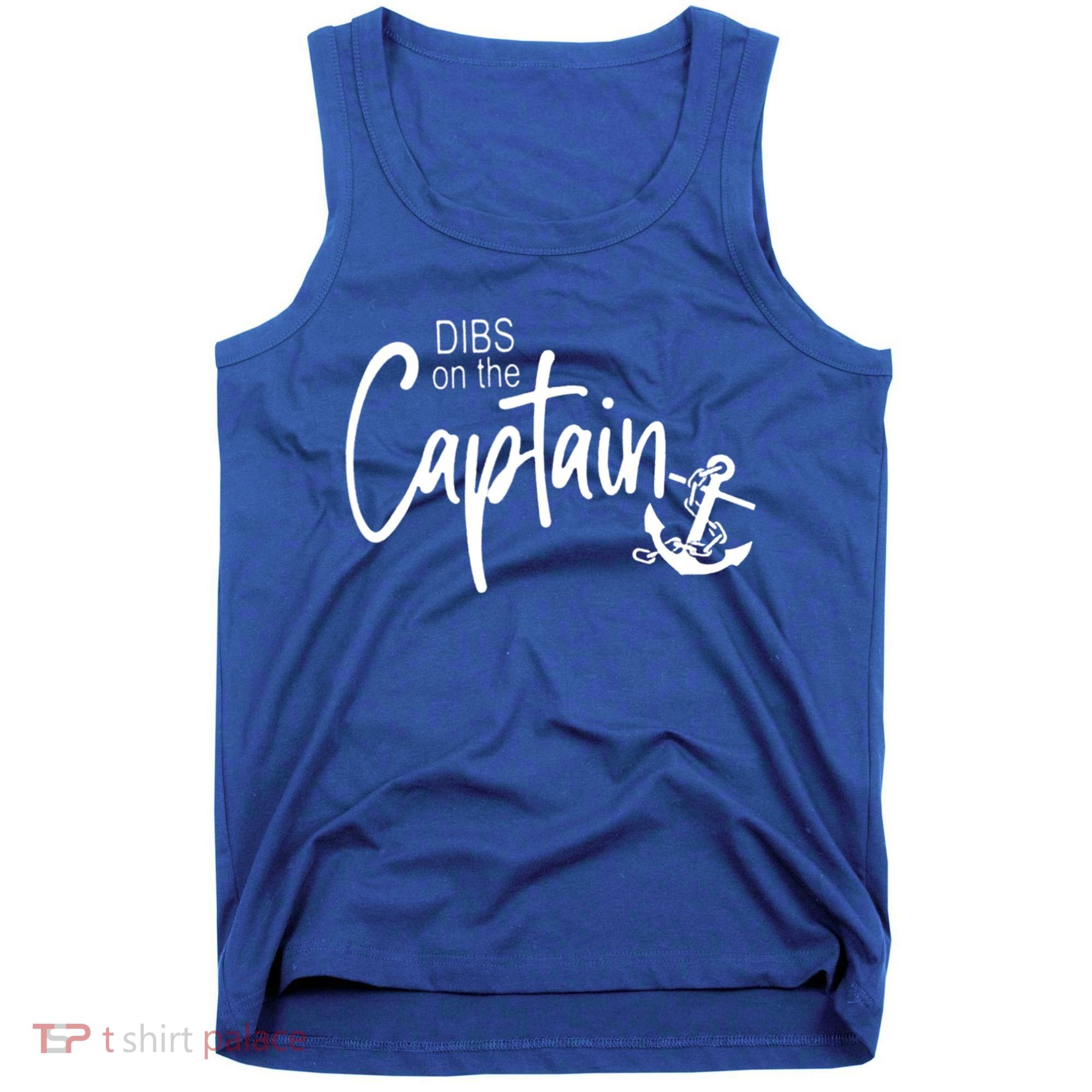 Funny Captain Wife Dibs On The Captain Tank Top