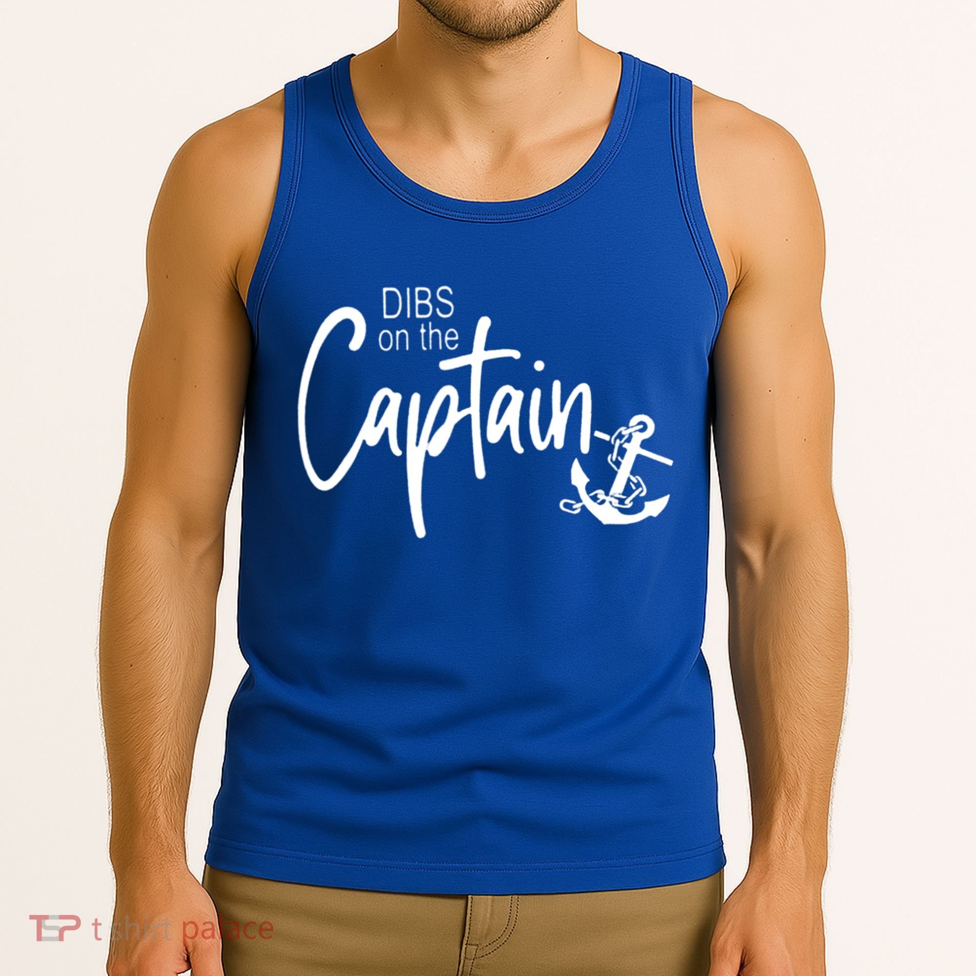Funny Captain Wife Dibs On The Captain Tank Top