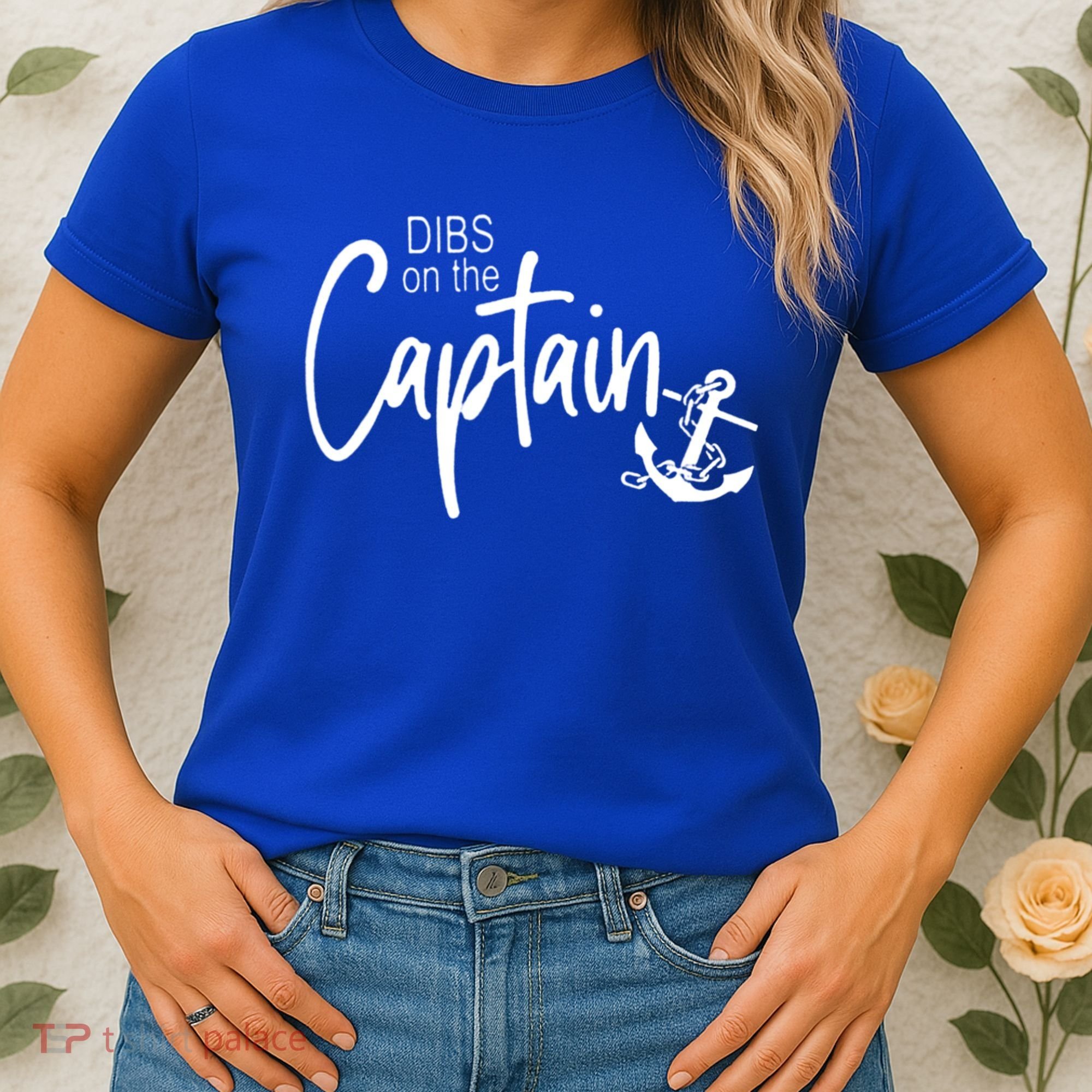 Funny Captain Wife Dibs On The Captain Women's T-Shirt