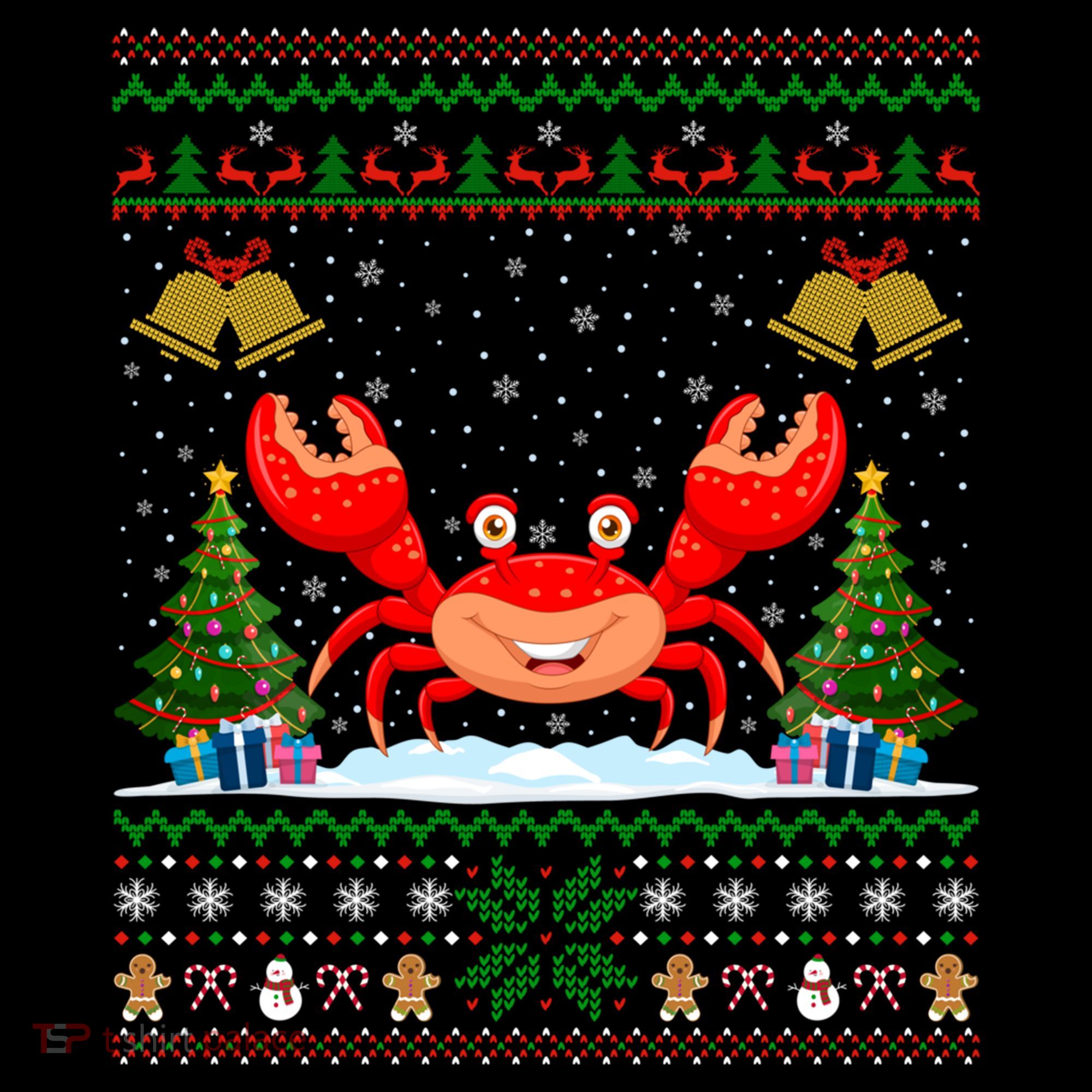 Funny Crabs Xmas Gift Santa Hat Ugly Crab Christmas Cool Gift Coffee Mug