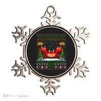 Funny Crabs Xmas Gift Santa Hat Ugly Crab Christmas Cool Gift Ornament thumb 0