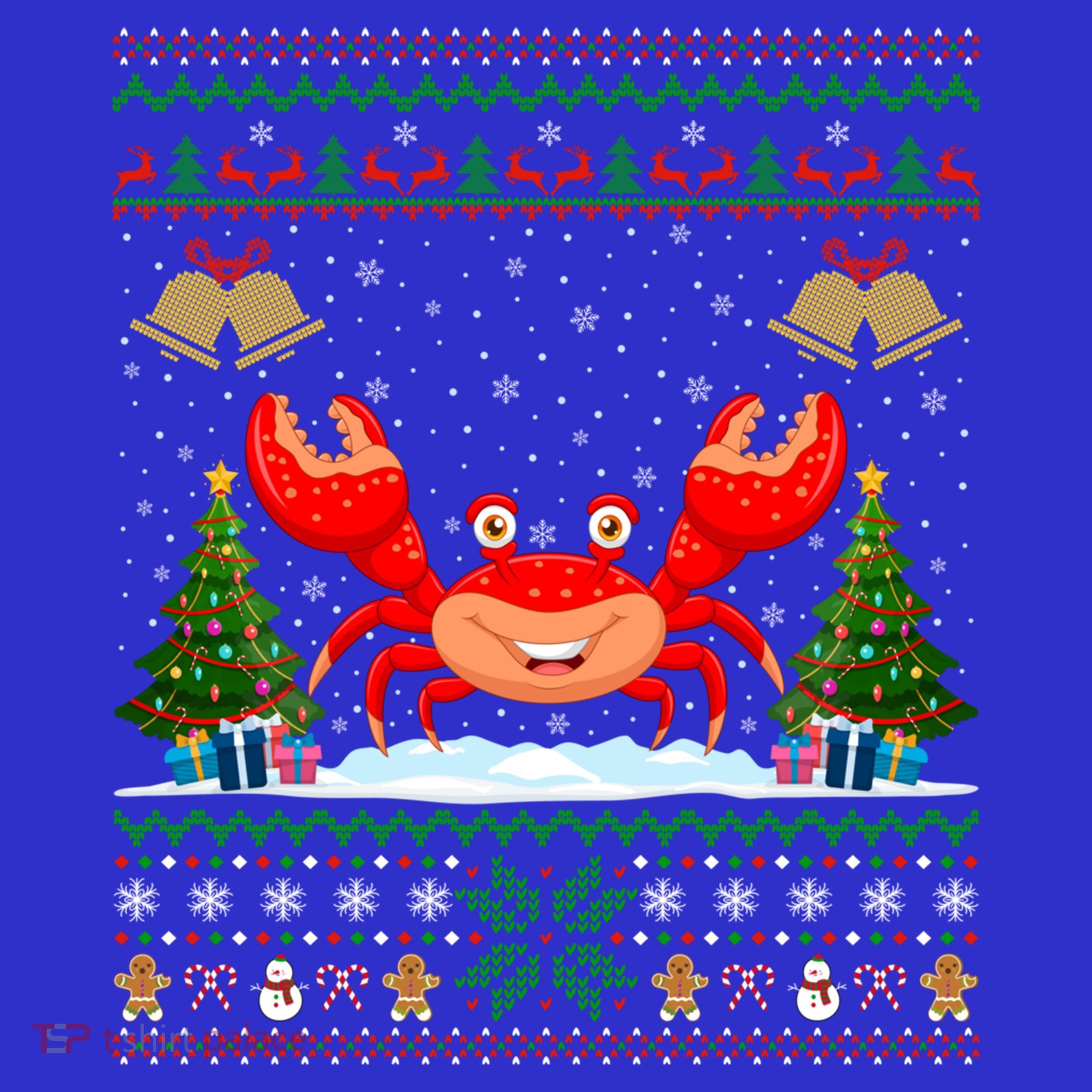 Funny Crabs Xmas Gift Santa Hat Ugly Crab Christmas Cool Gift Visor