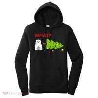 Funny Christmas XMas Cat What? Women's Hoodie thumb 0